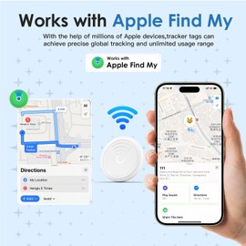 Air Tags-4 Pack Tracker Tag Work with Apple Find My (iOS Only),Smart Tag Personal Air Tracker Tags,Item Finders for Key, Luggage, Backpack, etc.