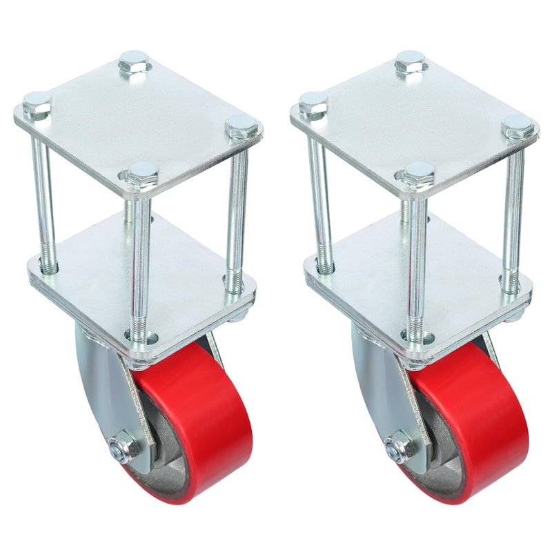 KUAFU Hitch Mount Skid Wheel Universal for RV Travel Trailer