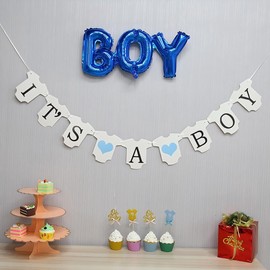 Its A Boy Banner for Gender Reveal Party Baby Shower,Its A Boy Sign Baby Boy Banner for Baby Boy Shower Decor,Baby Boy Shower Decorations Birthday Party Favors (Its A Boy Banner)