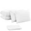 Pillowcases - 4 Pack Housewife Pillowcase Set | Envelope Closure