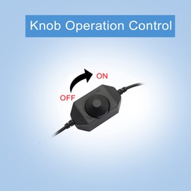 GINTOOYUN LED Strip Light Dimmer Switch DC 12V 24V Brightness Adjustable Controller for Single Color 5050 3528 2835 5630 LED Strip Light