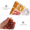 FOMIYES Metal Hair Charms and Braid Rings Set Versatile Hair