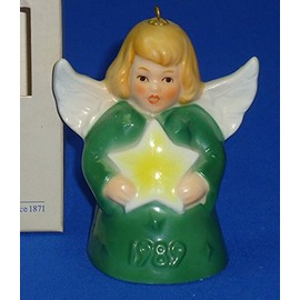 Goebel 1989 Annual Angel Bell - Green 51777G