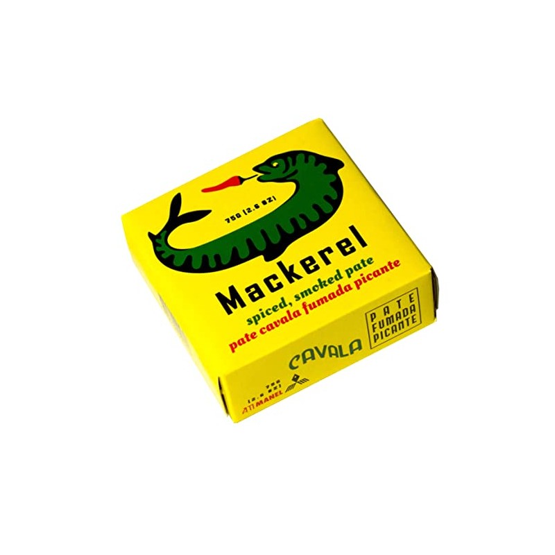 Portuguese Smoked Spiced Mackerel Pate | B Vitamins, Omega-3 |