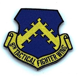 8th Tactical Fighter Wing Patch – with Hook and Loop, 3.5"