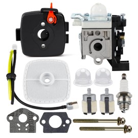 HUZTL SRM 225 Carburetor Air Cleaner Case Tune Up Kit for Echo Trimmer SRM225 SRM-225 GT225 GT-225 PE225 PE-225 PAS225 PAS-225 SHC225 PPF225 Weedeater Parts RB-K93