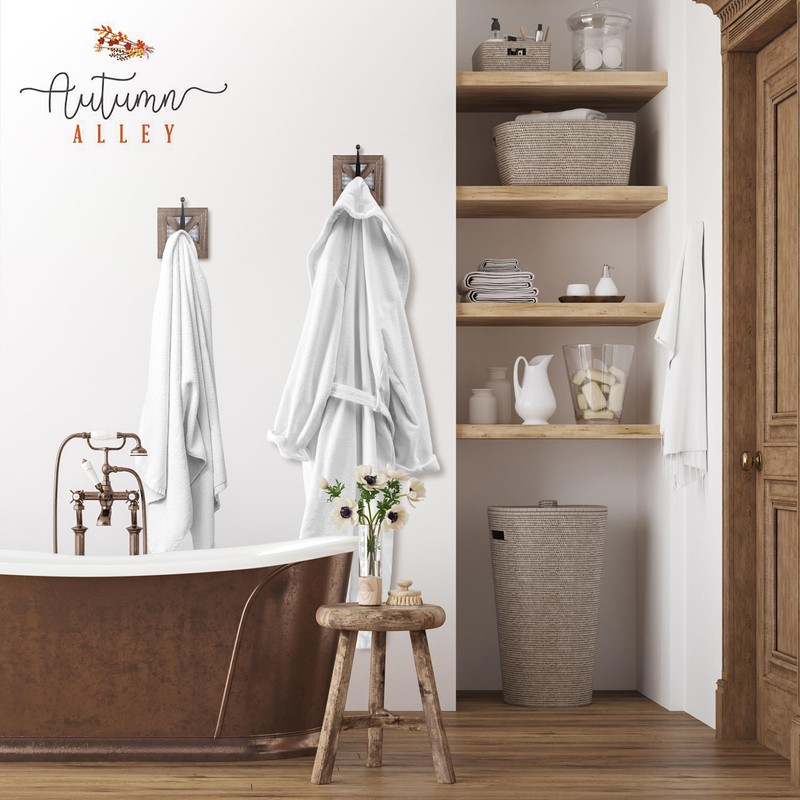 Autumn Alley Farmhouse Bathroom Hooks for Towels, Coat, and Robes