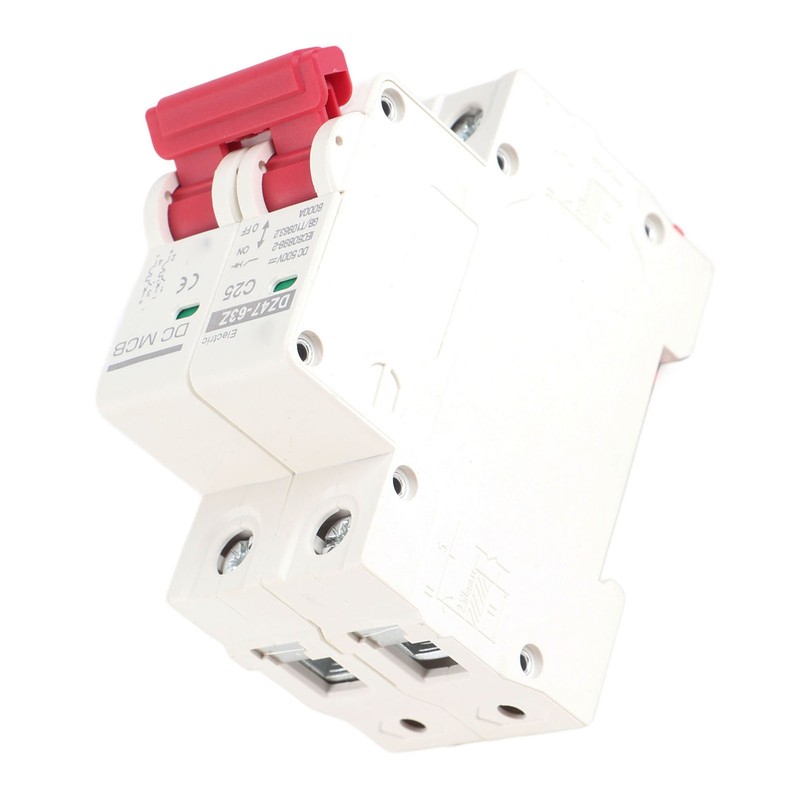 DC Circuit Breaker 2P 6000A Breaking Capacity DIN Rail Installation