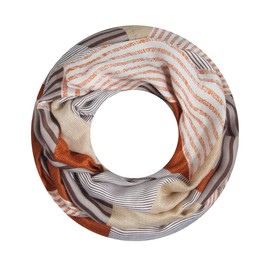 Majea 880024 Women's Loop Scarf, Brown 22, Unit size