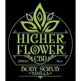 Unbranded Vanilla Body Scrub Salt  with infused oil 6 oz