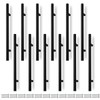 Bwintech 12 Pcs 250MM (160MM Hole Center) Matt Black Cabinet