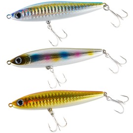 Aoarashi Lure Chivas Lure, Sinking Pencil, 85s, 0.7 oz (20 g), Blue Flounder, Distance St-46 Equipped