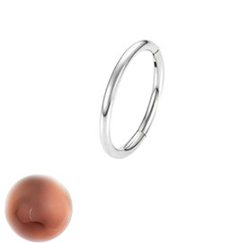 S & S PRODUCTS Nose Ring Small Silver Nose Hoop Ring Multipurpose Hoop For Suptum Ring Lip Ring Earrings