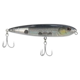 Berkley Saltwater J-Walker 90 Topwater Fishing Lure, Mullet, Size 90 (7/16oz), 3.5in, Tail Weighted Design Tuned for Casting Distance, Equipped with Anti-Rust Fusion19 Hook