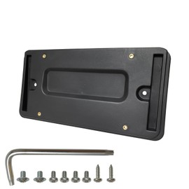 GZVKE Rear Tailgate Trunk Bumper License Plate Frame Mounting Kits Bracket Tag Holder Fits for Range Rover Sport Evoque LR2 LR3 LR4 Replace LR019327