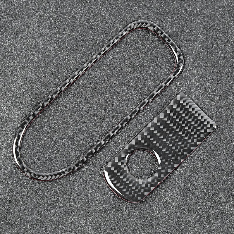 Carbon Fiber Co Pilot Storage Box Cover Trim Fits for