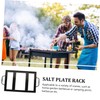 DOITOOL Salt Plate Rack BBQ Accessories Restaurant Salt Plate Holder