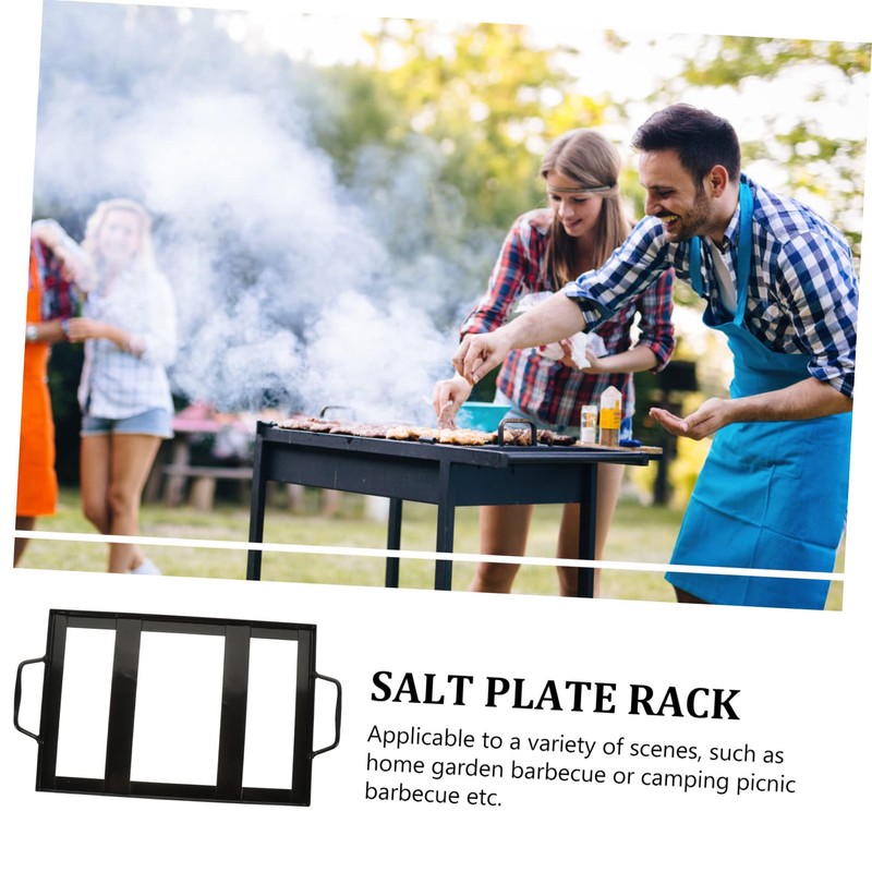 DOITOOL Salt Plate Rack BBQ Accessories Restaurant Salt Plate Holder