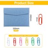 1 Document Bag, 10 Paper Clips, Travel Document Holder Organiser,