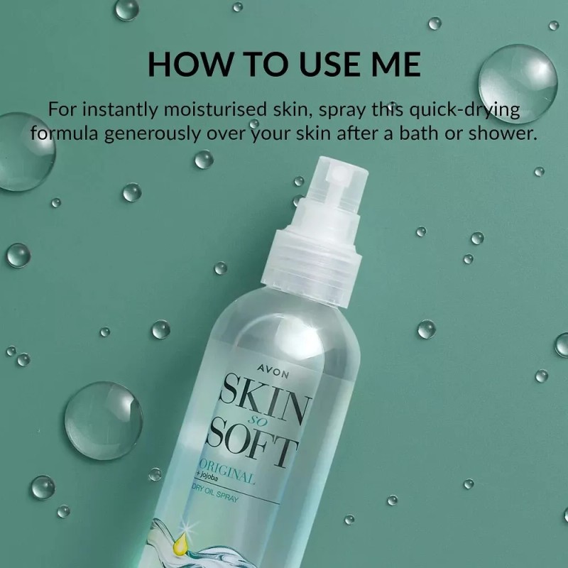 Avon Skin So Soft Original Dry Oil Spray Bonus Size