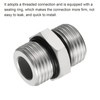 PATIKIL G1/2 x G1/2 Male Threaded Pipe Adapter Fitting Hex