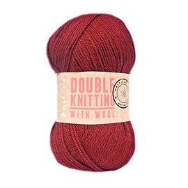 Sirdar (Hayfield) DK with Wool Knitting Yarn Ruby 105 - per 100g ball