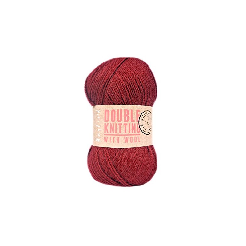 Sirdar (Hayfield) DK with Wool Knitting Yarn Ruby 105 -