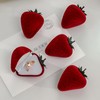 HannaFires Strawberry Jewelry Ring Box - Mini Proposal Jewelry Case,