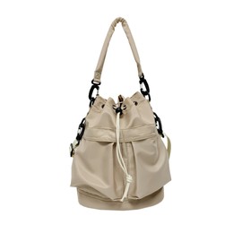uricca 2-Way Handbag, Shoulder Bag, Women's, Bag, Tote, Cross-Body Bag, Sub Tote, Handbag, Lightweight, Simple, Stylish, Commuting to Work or School [Mail3]^bm1313^, beige, Free size