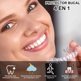 YOGONEV Guardas Dentales Nocturnas 8 Piezas con Estuche Triangular - Guarda para Bruxismo de Cómodo Ajuste - Protección Anti Bruxismo para Dientes - Guarda Dental Reutilizable con Diseño Ergonómico