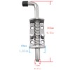BLLNDX Spring Pin Latch Lock 1/2Inch 304 Stainless Steel Spring