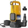 Acquaer 1HP Utility Pump 4345GPH Submersible Sump Pump with Automatic