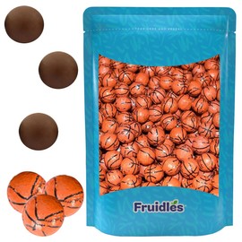 Sports Ball Chocolate Basketball, Football, Soccer Ball, Baseballs and Variety Pack (Half-Pound, Basketball Chocolate)