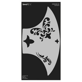 Stencil1FX Flourishes 2 Eyes Stencils Fairy Renaissance Elven Princess Makeup Stencil Costumes Dress Up Halloween Cosplay Arts Face Painting Reusable cleanable Carnival