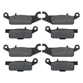 ZICOO Front and Rear Brake Pads for Yamaha Grizzly 700 YFM700 2007-2022 / Grizzly 550 YFM550 2009 2010 2011 2012 2013 2014