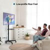 BONTEC Mobile TV Stand for 23-60 Inch TVs, Rolling TV