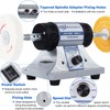 CTISMICE Jewelry Bench Polisher, Adjustable Variable Speed Benchtop Polishing Machine,