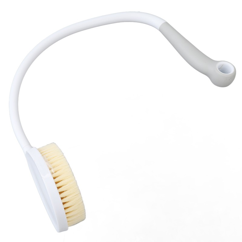 Curved Back Scrubber U Shaped Bendable Back Bath Brush with
