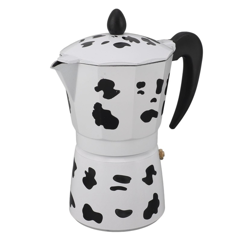Milk Cow Color Moka Pot Aluminum Coffee Pot Coffee Maker