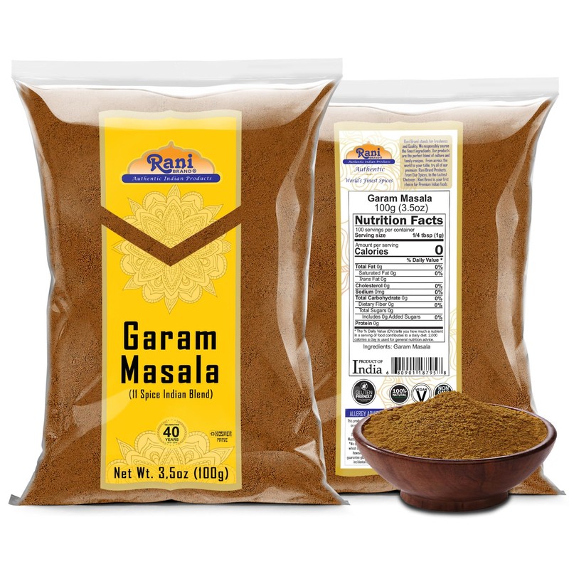 Rani Garam Masala Indian 11-Spice Blend 3.5oz (100g) ~ All