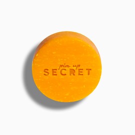 PIN UP SECRET - Secret Booster d'Éclat - Solid Face Mask with Goat Milk & Turmeric - Cleansing & Anti-Inflammatory - Eliminates Blackheads - All Skin Types - 30 g