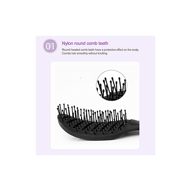 Sonew Cepillo de Ventilación Curvado, Cepillo de Pelo Profesional de