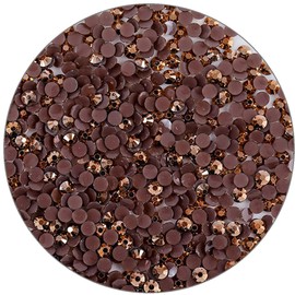 1000 Pieces SS20 5mm Flatback Rhinestones Clear Glasses Round Gems AB Crystals for Nail Art DIY Crafts Clothes Glitter Stones （Bronze）