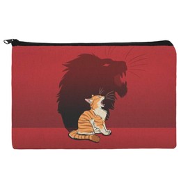 Little Kitten Lion Roar Makeup Cosmetic Bag Organizer Pouch