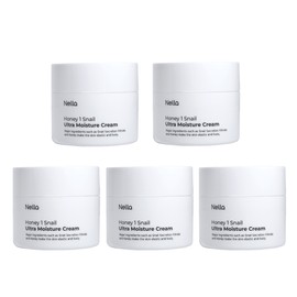 Honey One Snail Snail Cream 100g 5pcs / 허니원스네일 달팽이크림 100g 5개