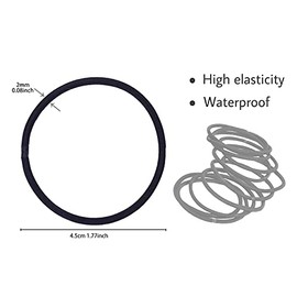 Haargummis, 100 Stück Haar Elastische Haargummi,Elastisch Stirnband Für Pferdeschwanz Halter Für Dicke Schwere und Lockiges Haar für Frauen Mädchen