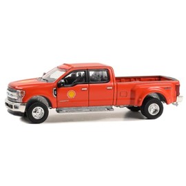 Greenlight 1/64 2019 Ford F-350 Lariat Dually, Shell Oil, Dually Drivers Series 13 46130-E