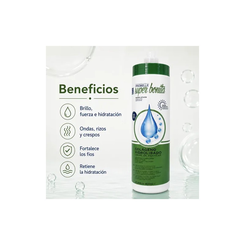 Crema Para Peinar Colágeno Hidrolisado 800ml