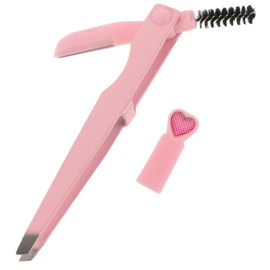 BIUDECO Precision Eyebrow Trimmer Tweezer Set Stainless Steel Beauty Tool for Eyelash Brow Shaping