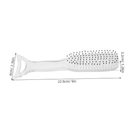 DECHOUS Guasha Comb for Scalp Static Hair Parting Brush Massager Mermaid Tail Design for Adults for Wet Dry Styling Relaxation Comfortable Grip for Daily Grooming